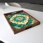 Aberto Design REF033 Bandeja de Madera Maciza, Impresión UV sobre MDF, 48 x 38 x 4 cm